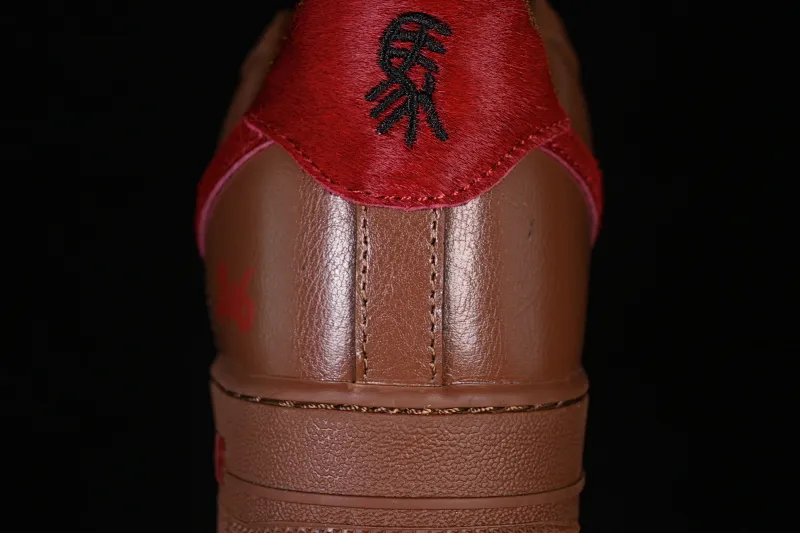 All categories Nk Air Force 1 Air Force series Nk Air Force 1 Low Air Force low-top Nike Air Force 1'07 Low Year of the Horse joint name Chestnut red sandalwood Air Force 1 low-top casual sneakers XY9025-002